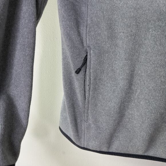 Patagonia‎ Pullover Marsupial Fleece Womens XL Gray Fleece Snap Sweater Jacket - Picture 6 of 8